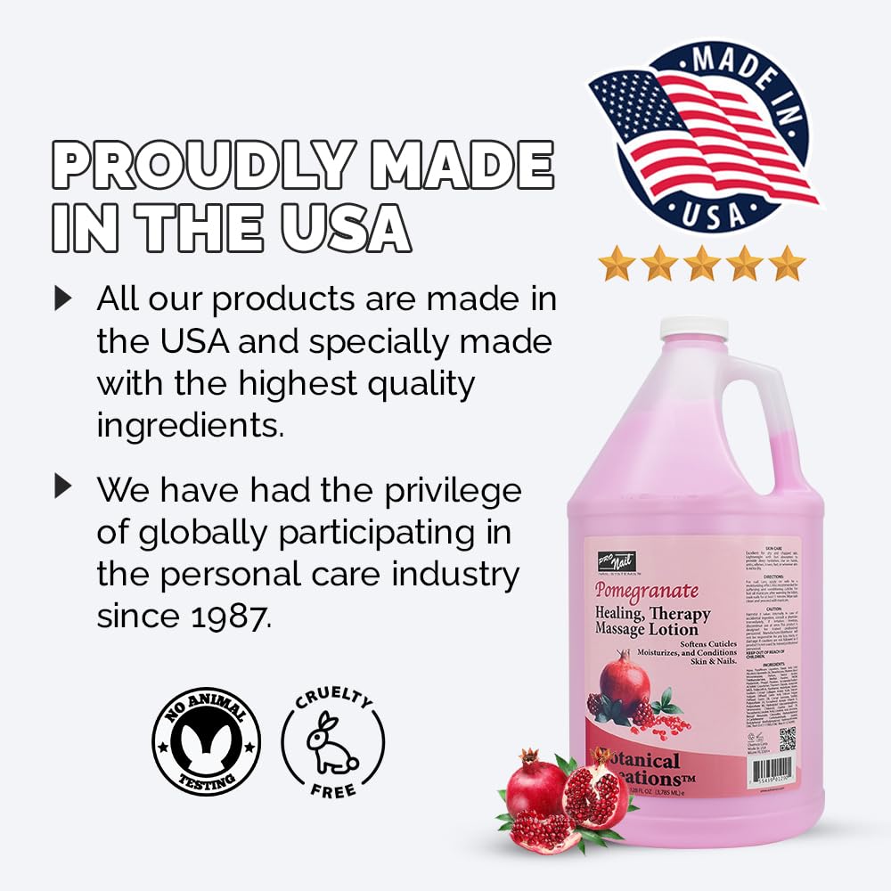 PRO NAIL Healing Therapy Massage Lotion - 128oz | Professional Pedicure & Body Hydration