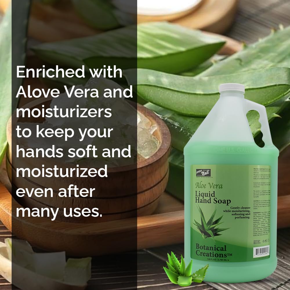 PRONAIL Liquid Hand Soap Refill – Aloe Vera, 1 Gallon