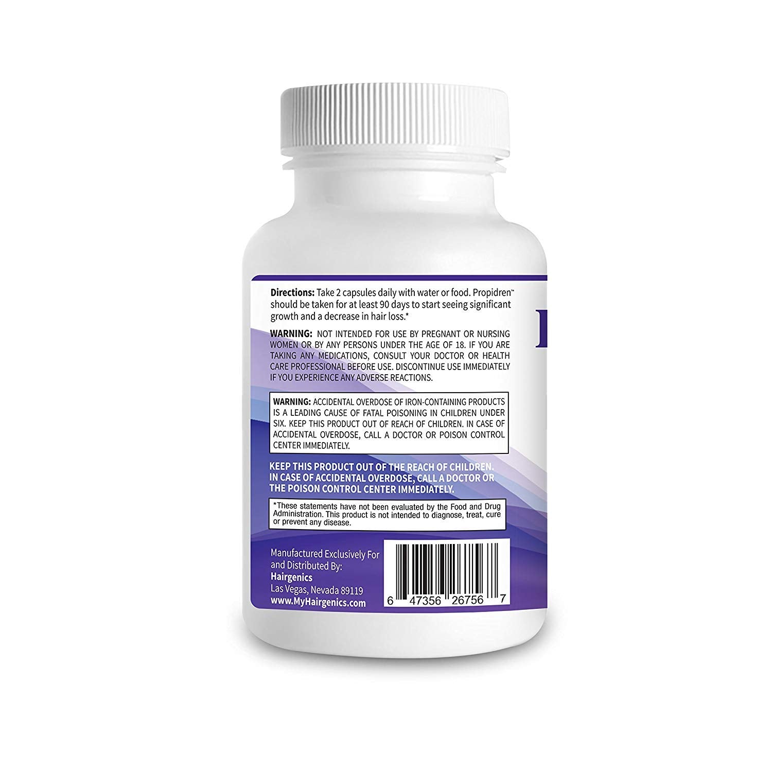 Propidren by HairGenics - DHT Blocker & Hair Growth Capsules | Pronexa