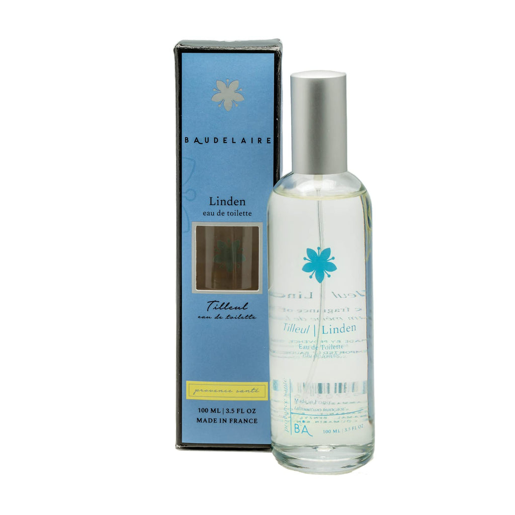 Provence Sante Eau de Toilette Spray – Linden Scent | Luxury, Long-Lasting Fragrance | 3.5 oz, Made in France