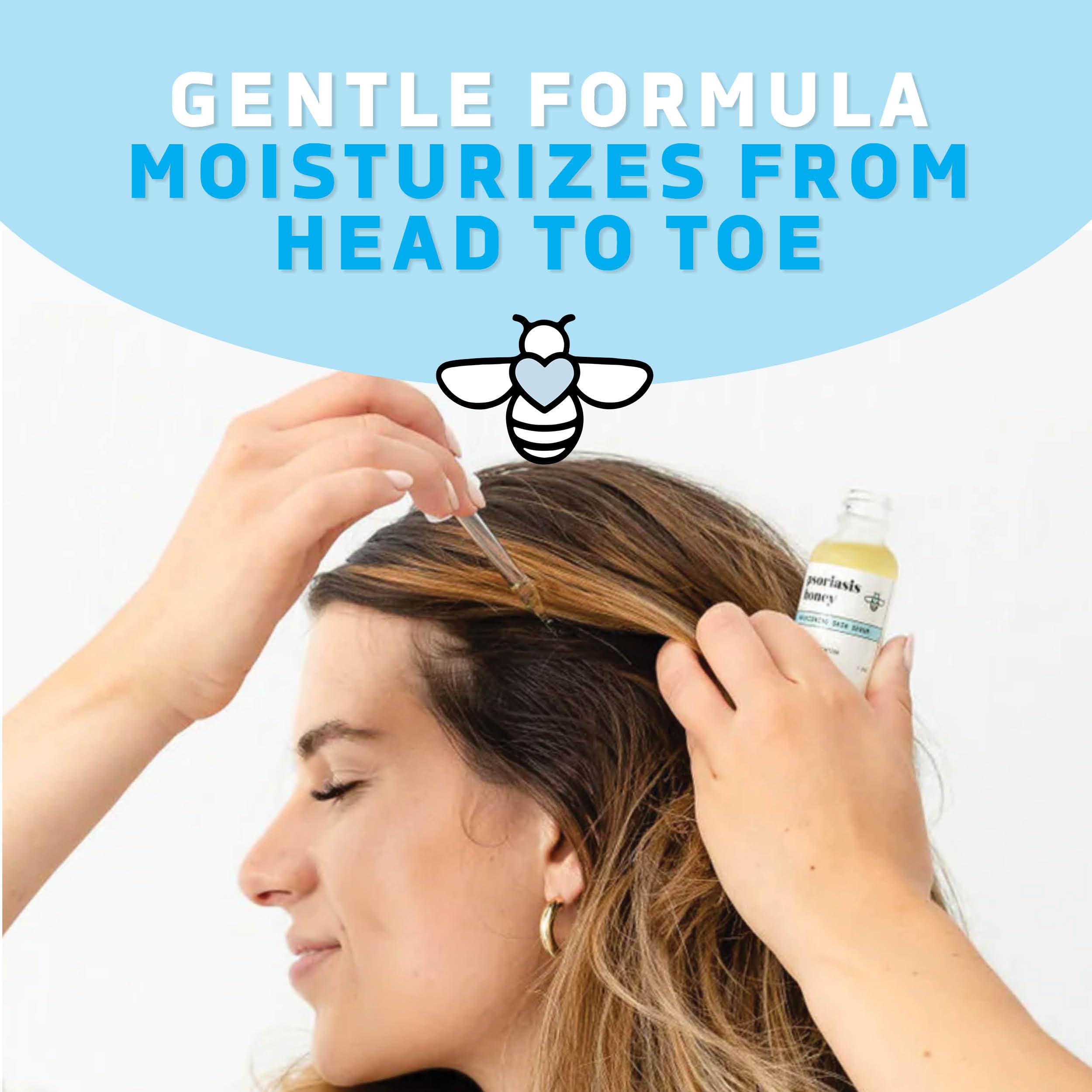 Psoriasis Honey Nourishing Scalp & Skin Serum – Non-Comedogenic Dry Oil for Daily Hydration