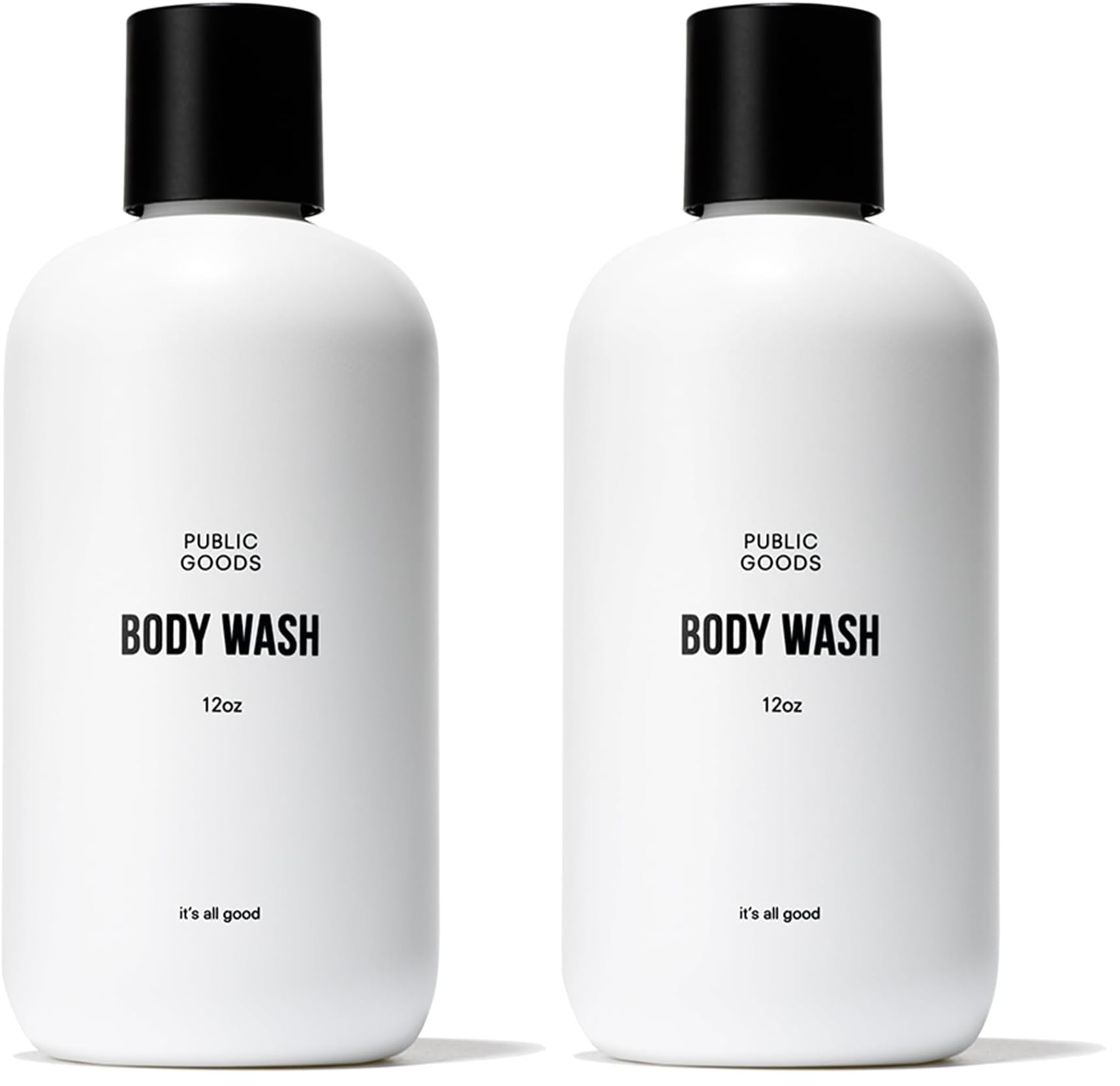 Public Goods Body Wash for Men and Women – Natural, Sulfate & Paraben Free, 12 oz x 2