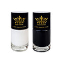 PUEEN MUST HAVE Stamping Polish Collection Set – Big 5-Free Formula – 805 Black Jack + 806 Pure White – BH000872