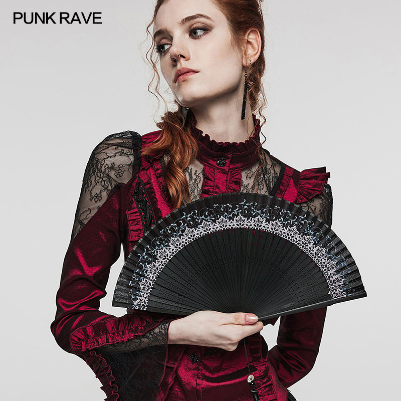 Punk Rave Delaney Hand Fan