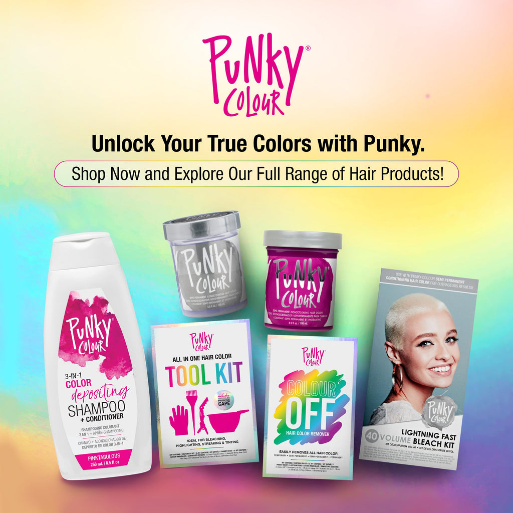 Punky Colour 3-in-1 Color Depositing Hair Cleanser & Conditioner – Pinktabulous, 8.5 oz
