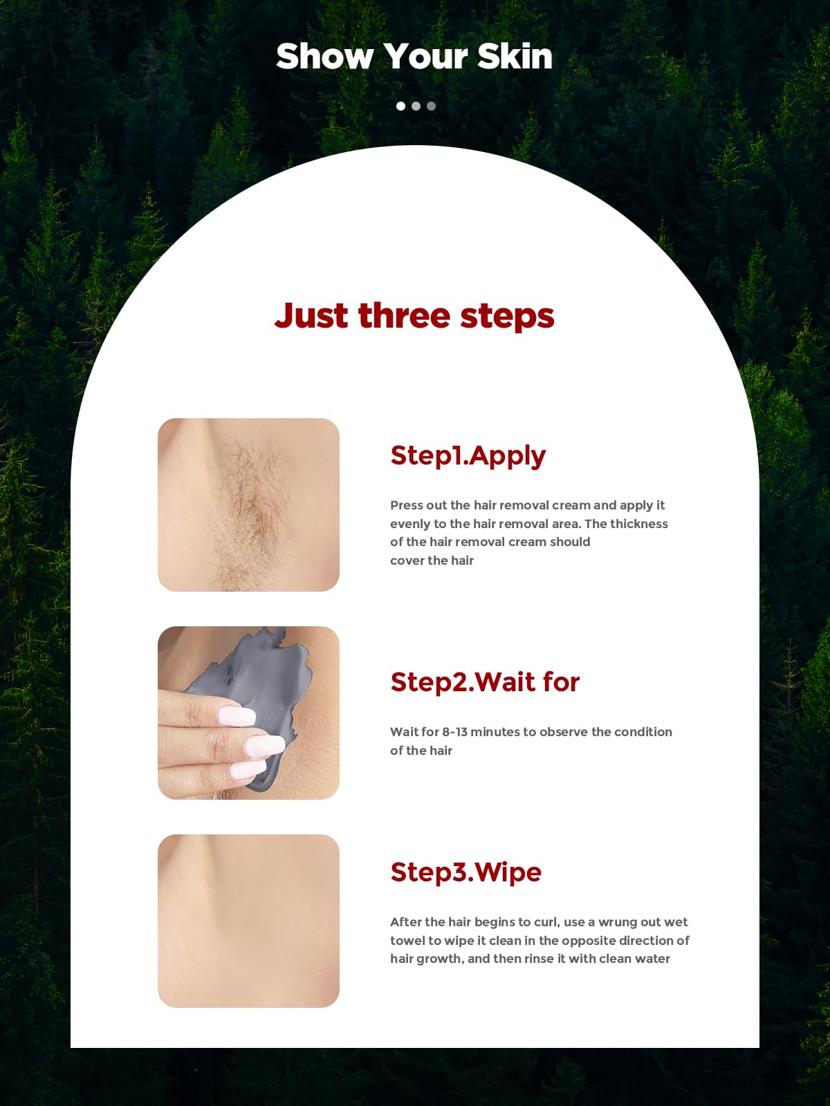 PUPUPE Painless Hair Removal Cream – Soothing Depilatory for Body and Face