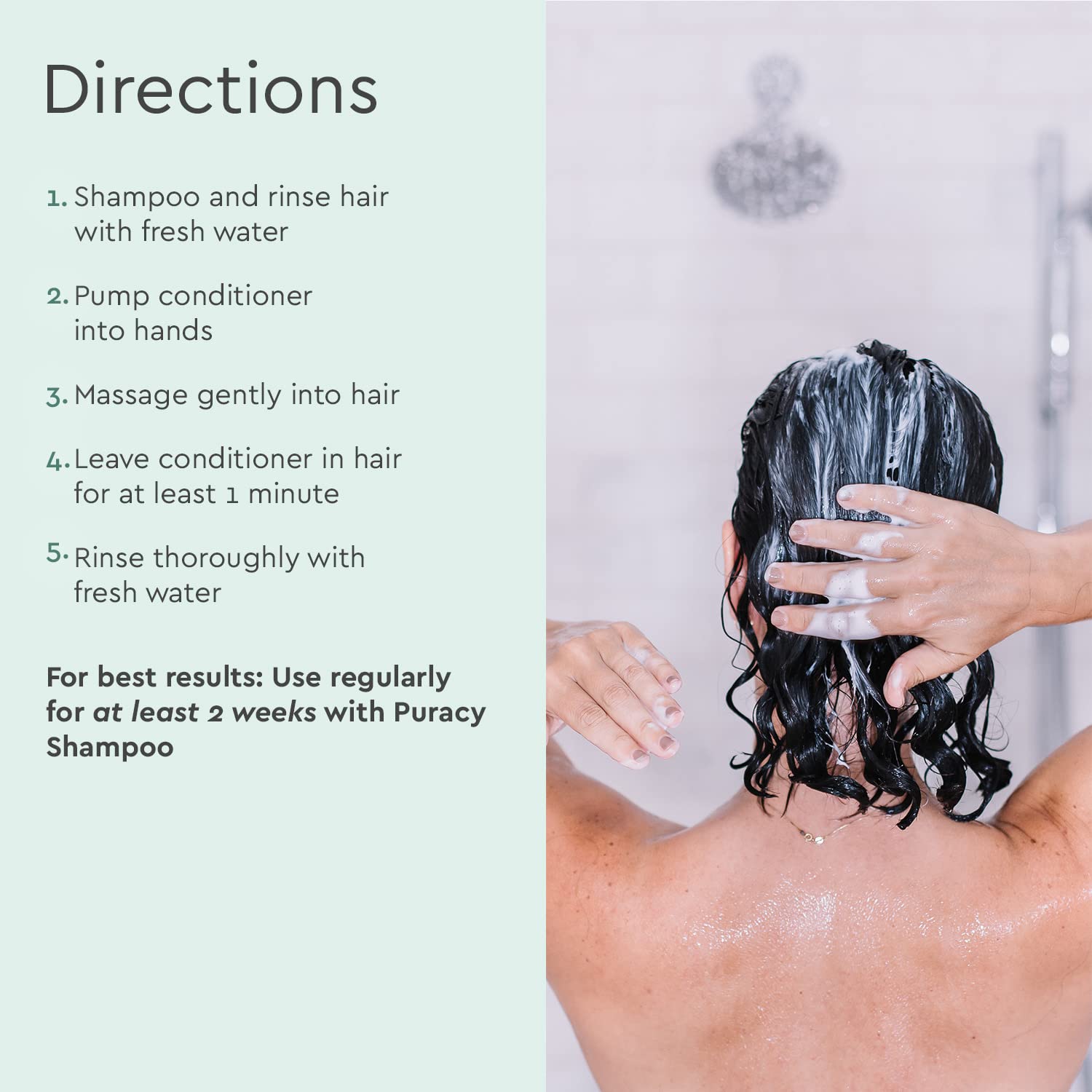 Puracy Conditioner for Fine, Medium & Color-Treated Hair | 98.95% Natural | 48 oz
