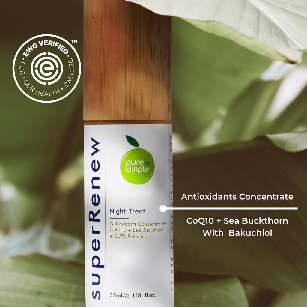 Pure & Cimple superRenew Bakuchiol Night Oil – Fragrance-Free Retinol Alternative, 35ml