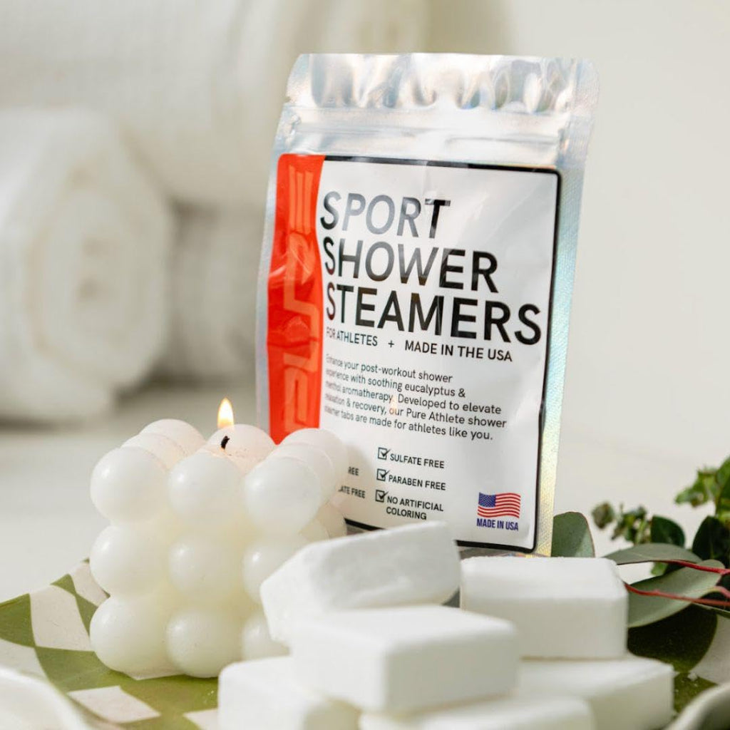 Pure Athlete Sport Shower Steamers – Lemon Aroma, Muscle Recovery, Made in USA