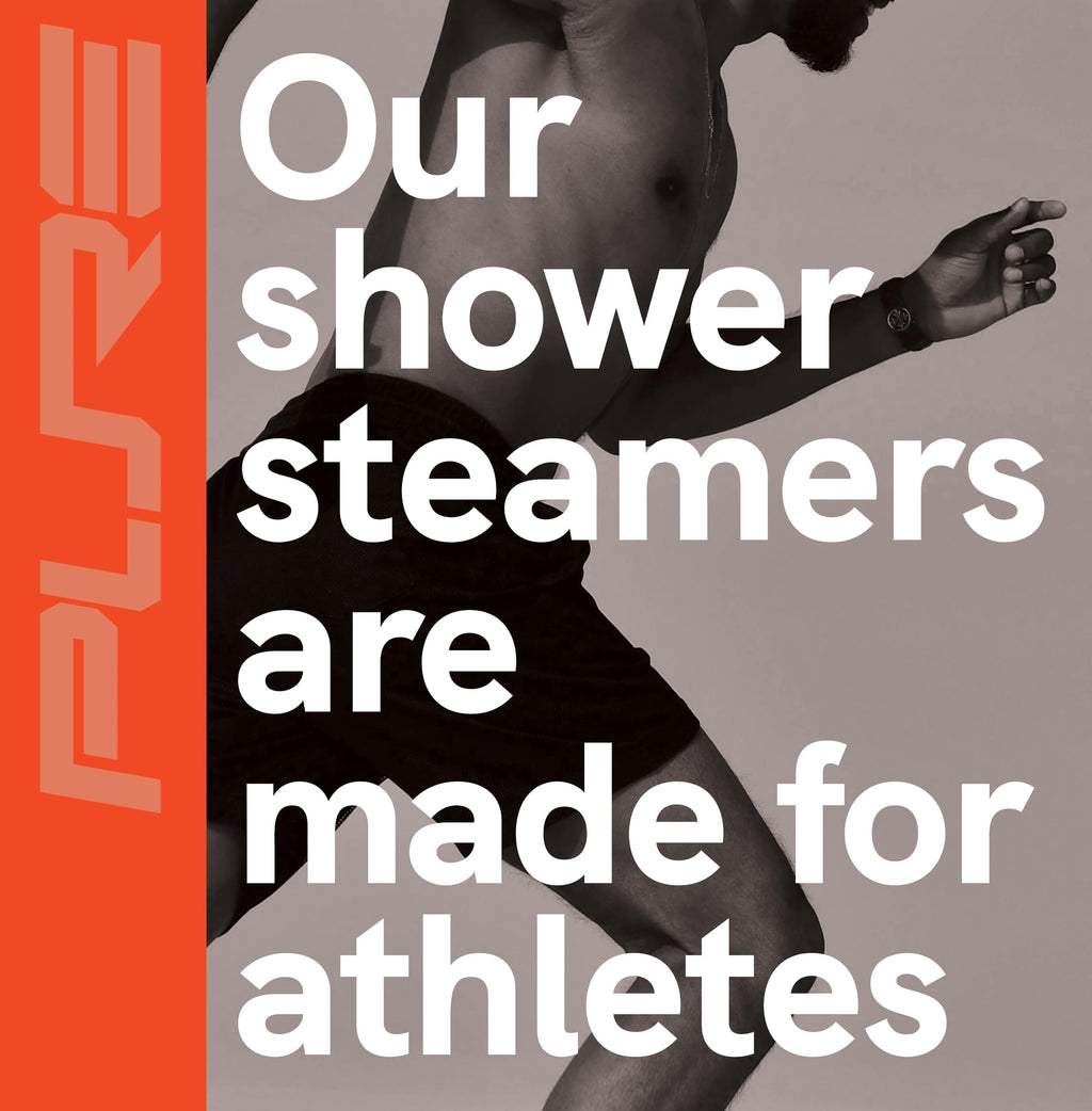 Pure Athlete Sport Shower Steamers – Lemon Aroma, Muscle Recovery, Made in USA