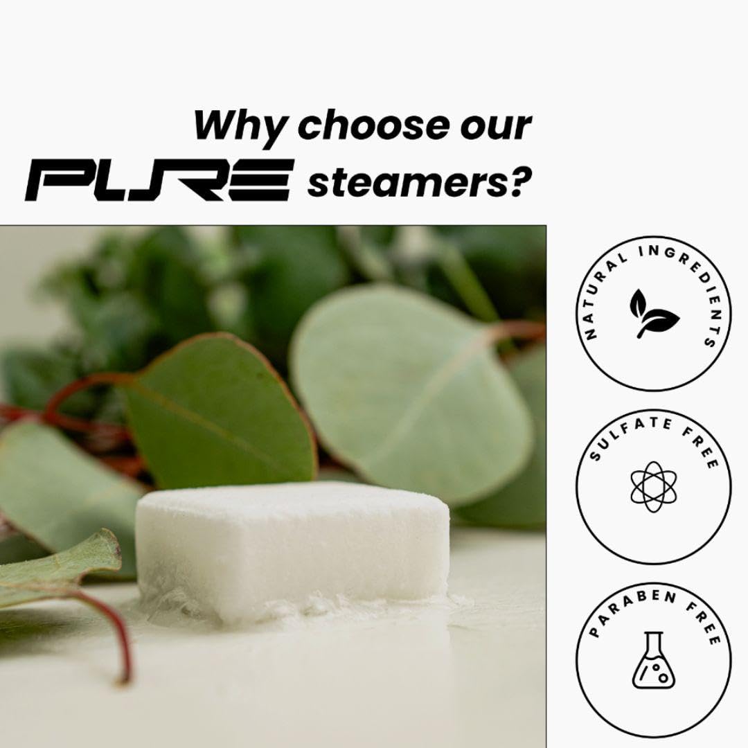 Pure Athlete Sport Shower Steamers – Lemon Aroma, Muscle Recovery, Made in USA