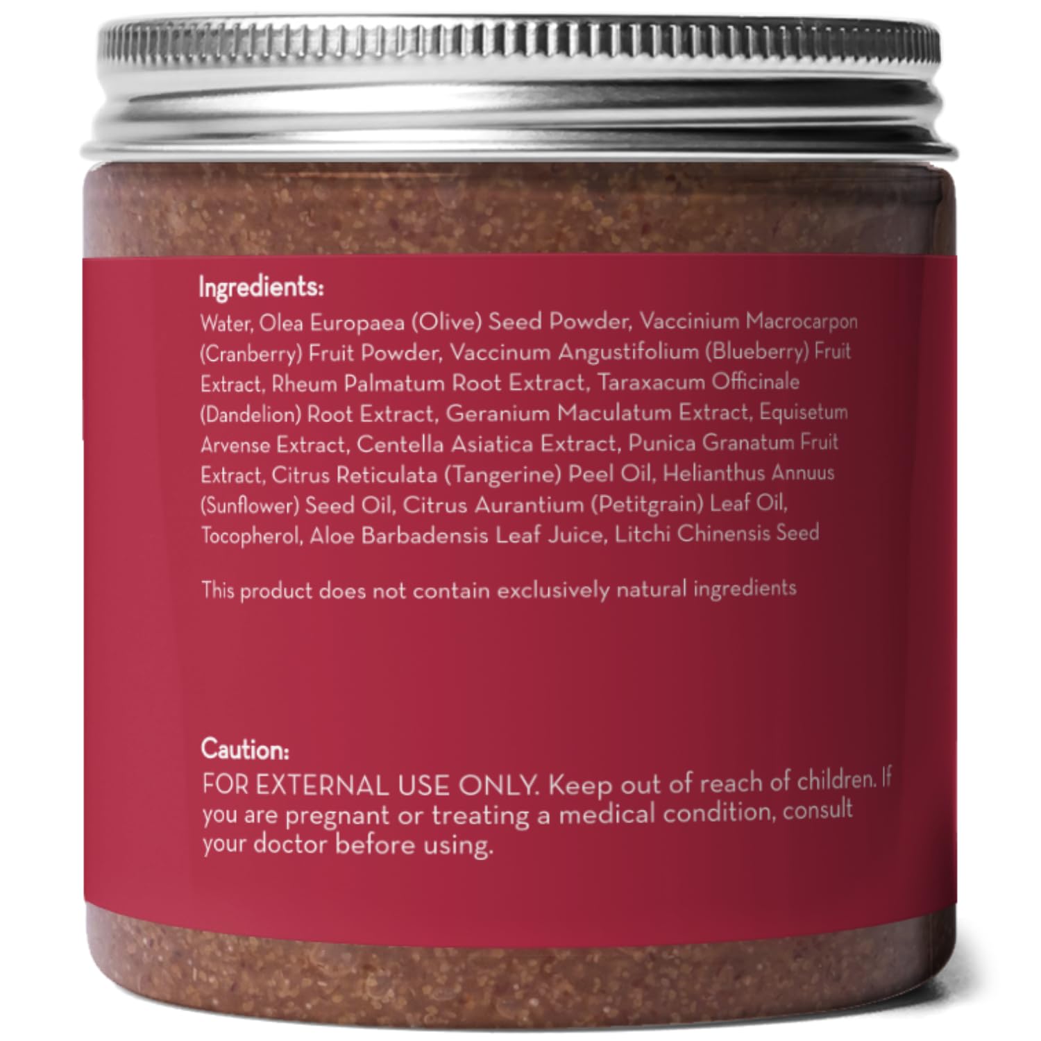 Pure Body Naturals Superfruit Smoothie Scrub – Antioxidant Facial Exfoliator, 8.8 oz