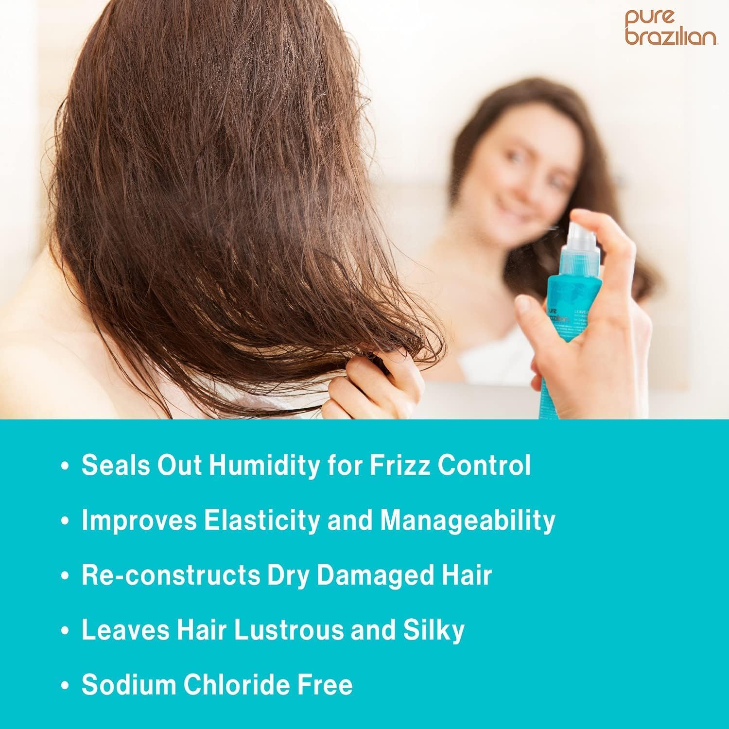 Pure Brazilian Leave-In Conditioner with Keratin - Fortify & Shine (200 ml)