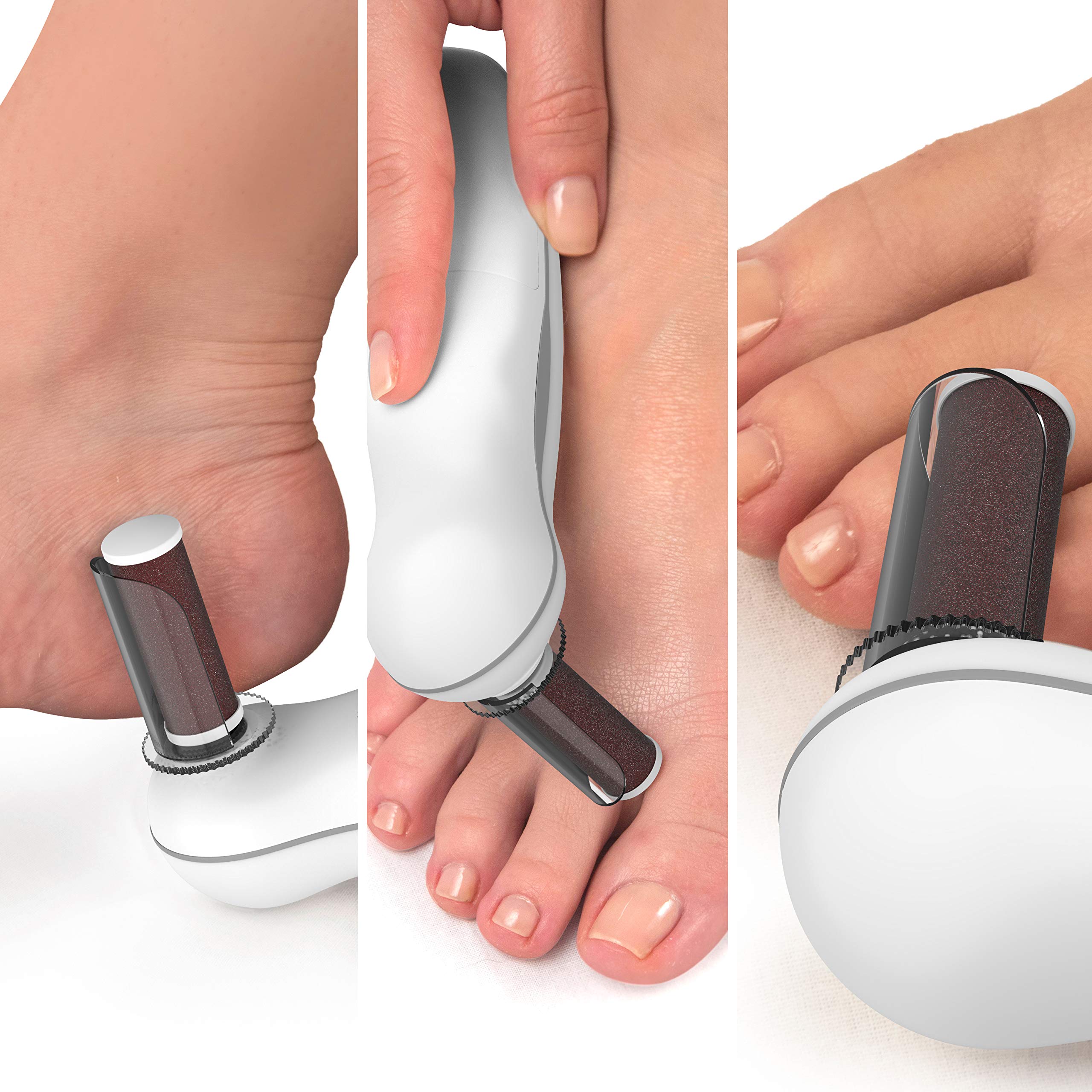 Pure Enrichment PurePedi Deluxe 10-Piece Pedicure Set | Cordless Nail File, Drill & Callus Remover