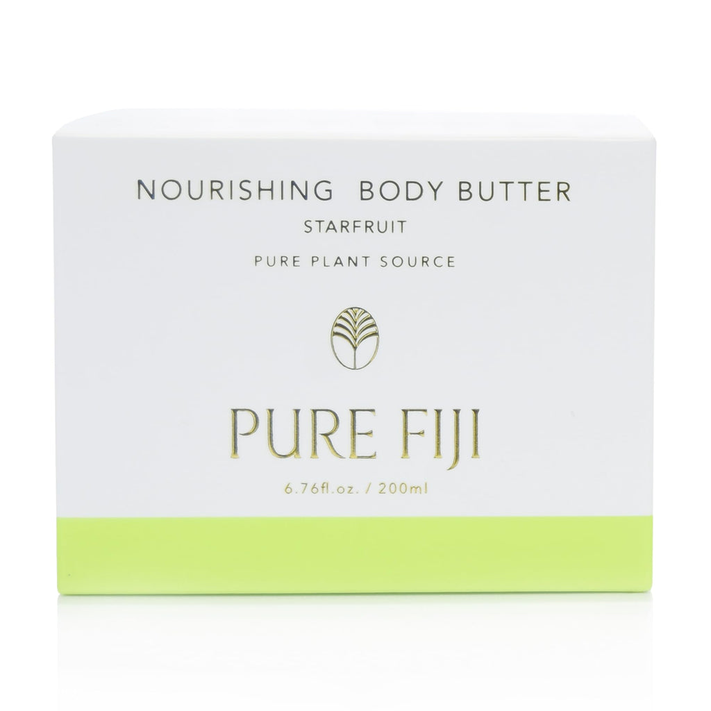 PURE FIJI Nourishing Body Butter Starfruit – Deep Hydration and Silky Skin (6.7oz / 200ml)
