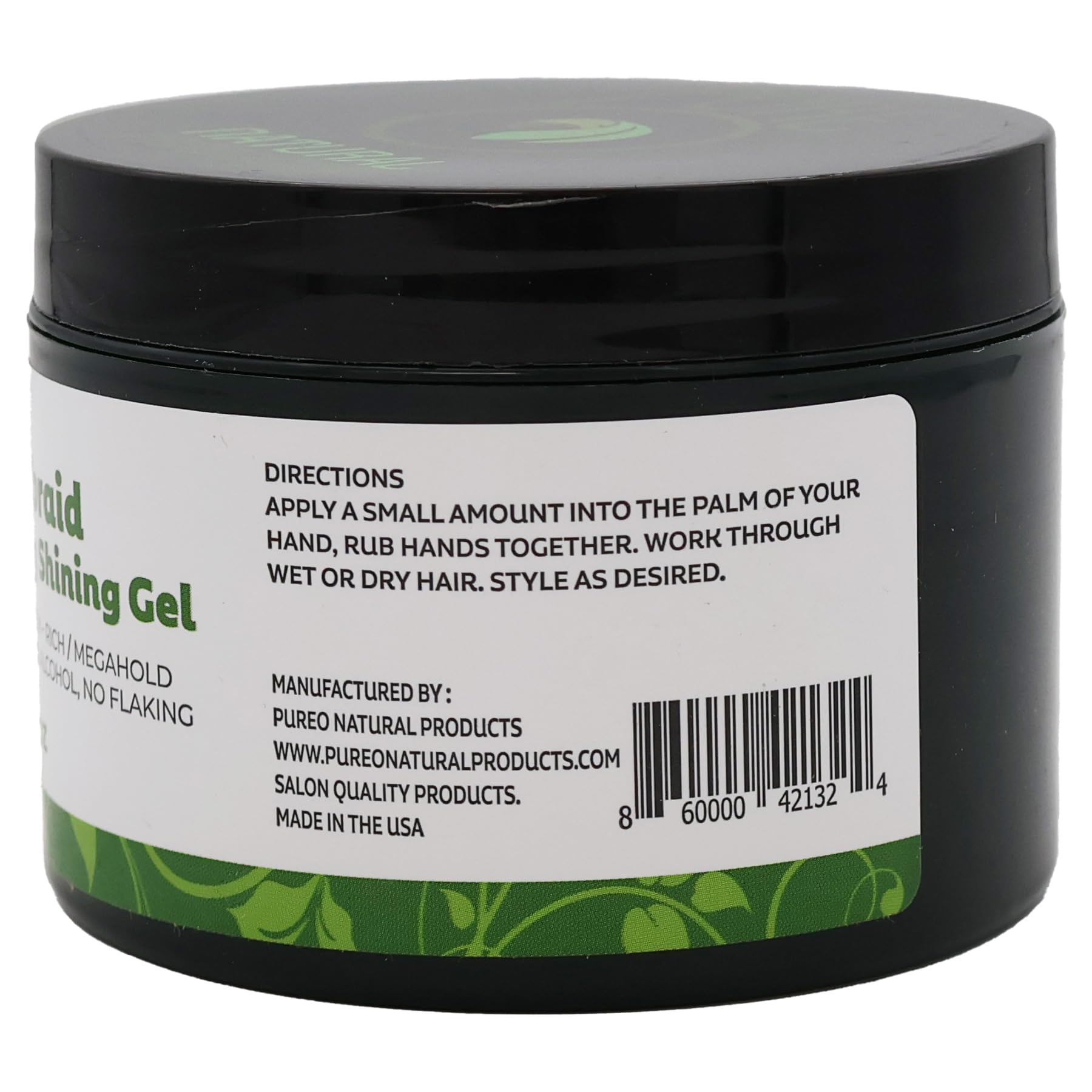 Pure O Neatbraid Conditioning Shining Gel – Mega Hold, 8 oz
