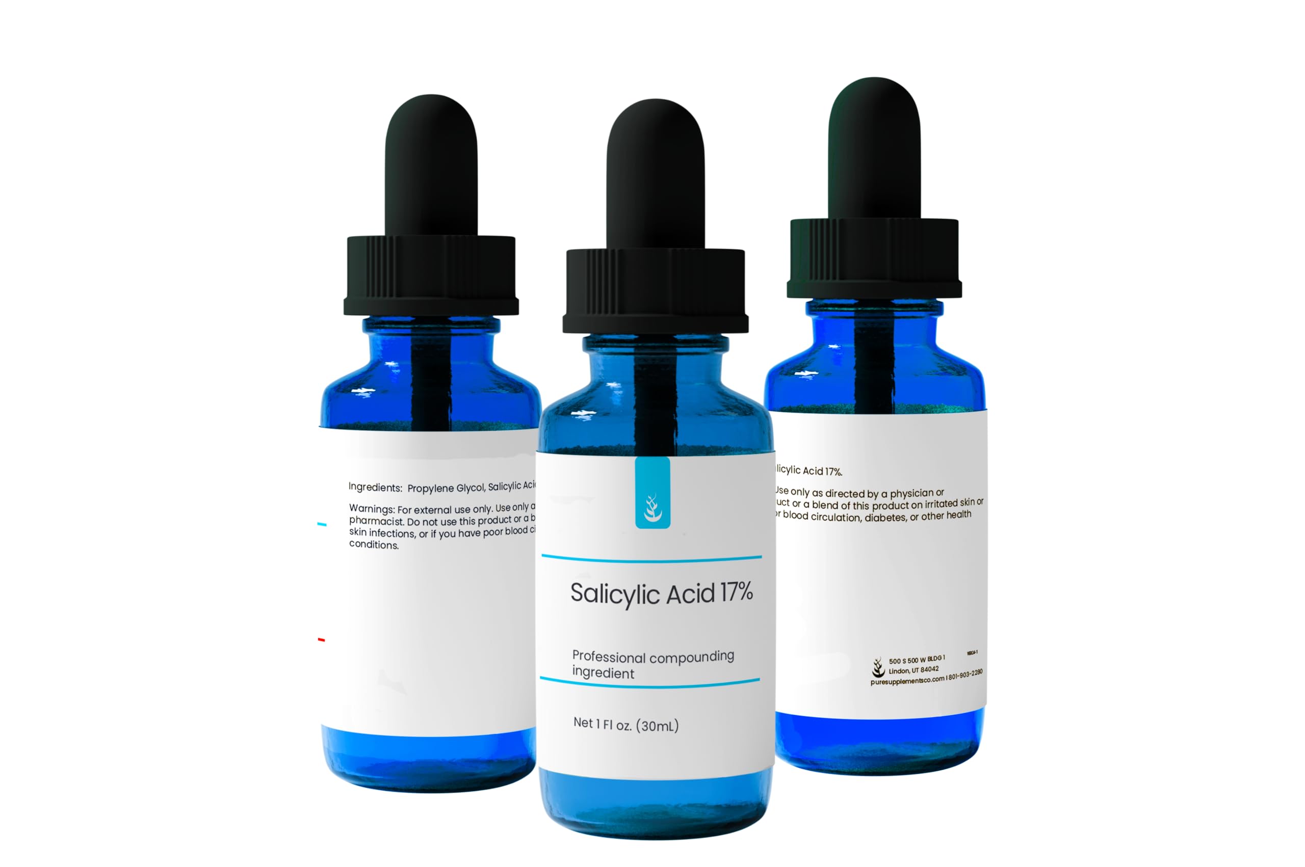 Pure Original Ingredients Salicylic Acid 17% Solution (30 mL) | Pure & Simple Serum