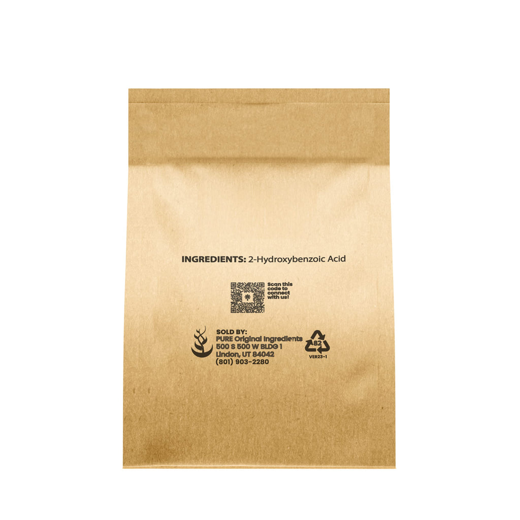 Pure Original Ingredients Salicylic Acid Crystals (8 oz) – 2-Hydroxybenzoic Acid, Always Pure, No Fillers Or Additives