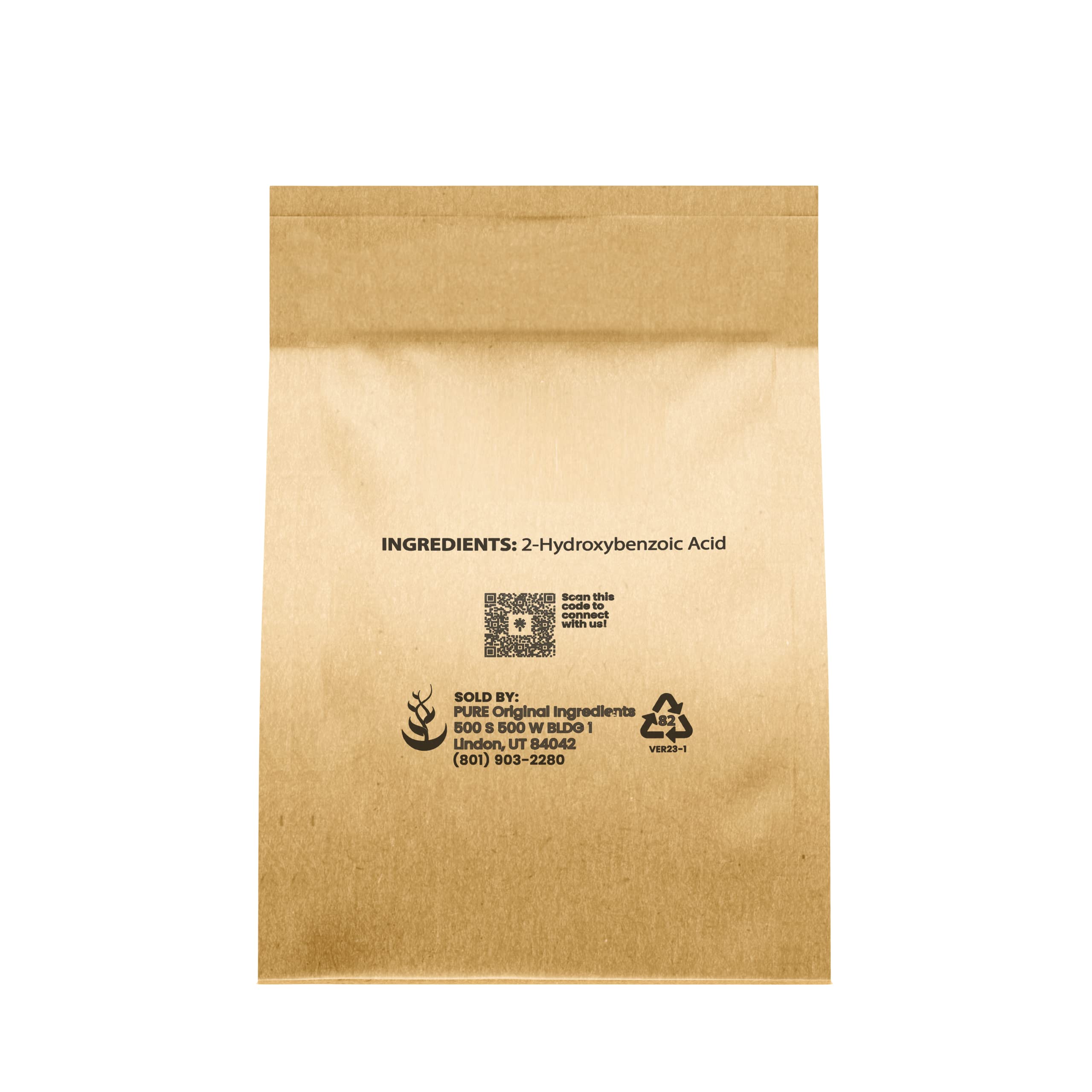 Pure Original Ingredients Salicylic Acid Crystals (8 oz) – 2-Hydroxybenzoic Acid, Always Pure, No Fillers Or Additives