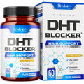 PURE RESEARCH DHT Blocker Hair Growth Support Supplement – Saw Palmetto + Hair Vitamins (60 Capsules)
