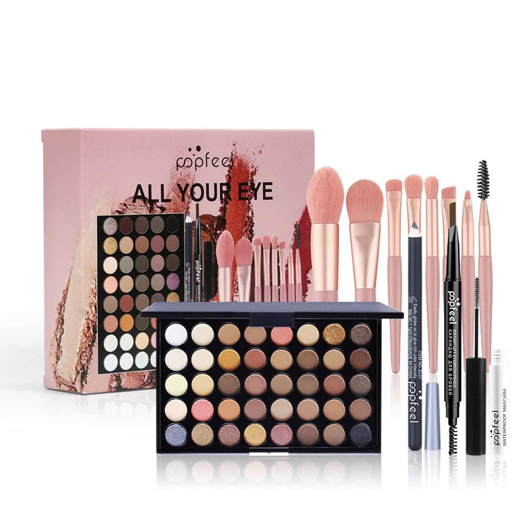 Pure Vie All-in-One Holiday Gift Makeup Set — Complete Cosmetic Kit for Women