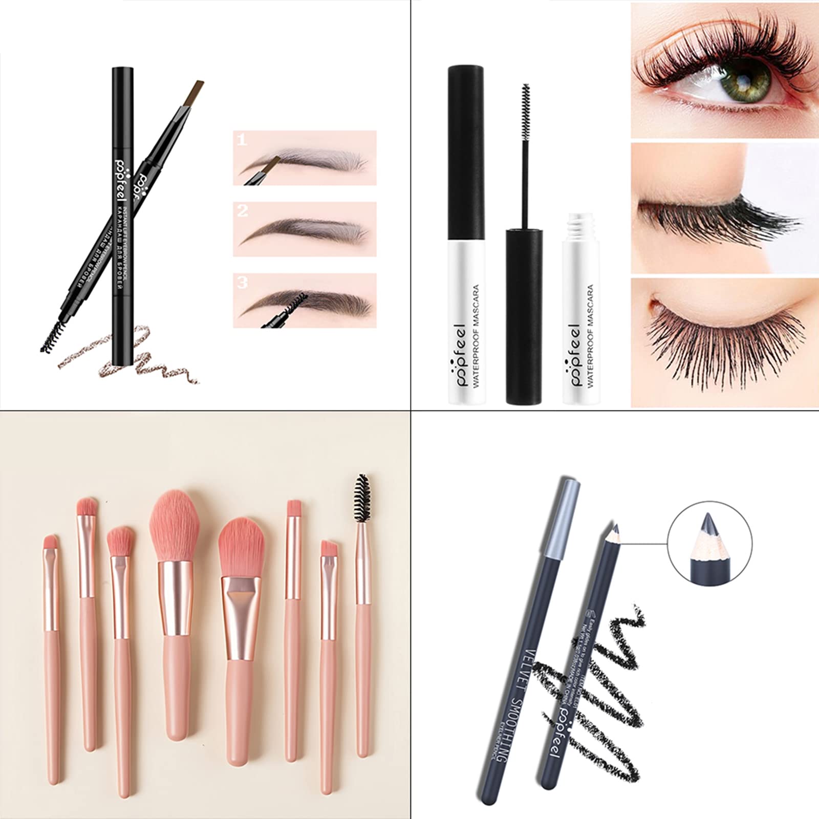 Pure Vie All-in-One Holiday Gift Makeup Set — Complete Cosmetic Kit for Women