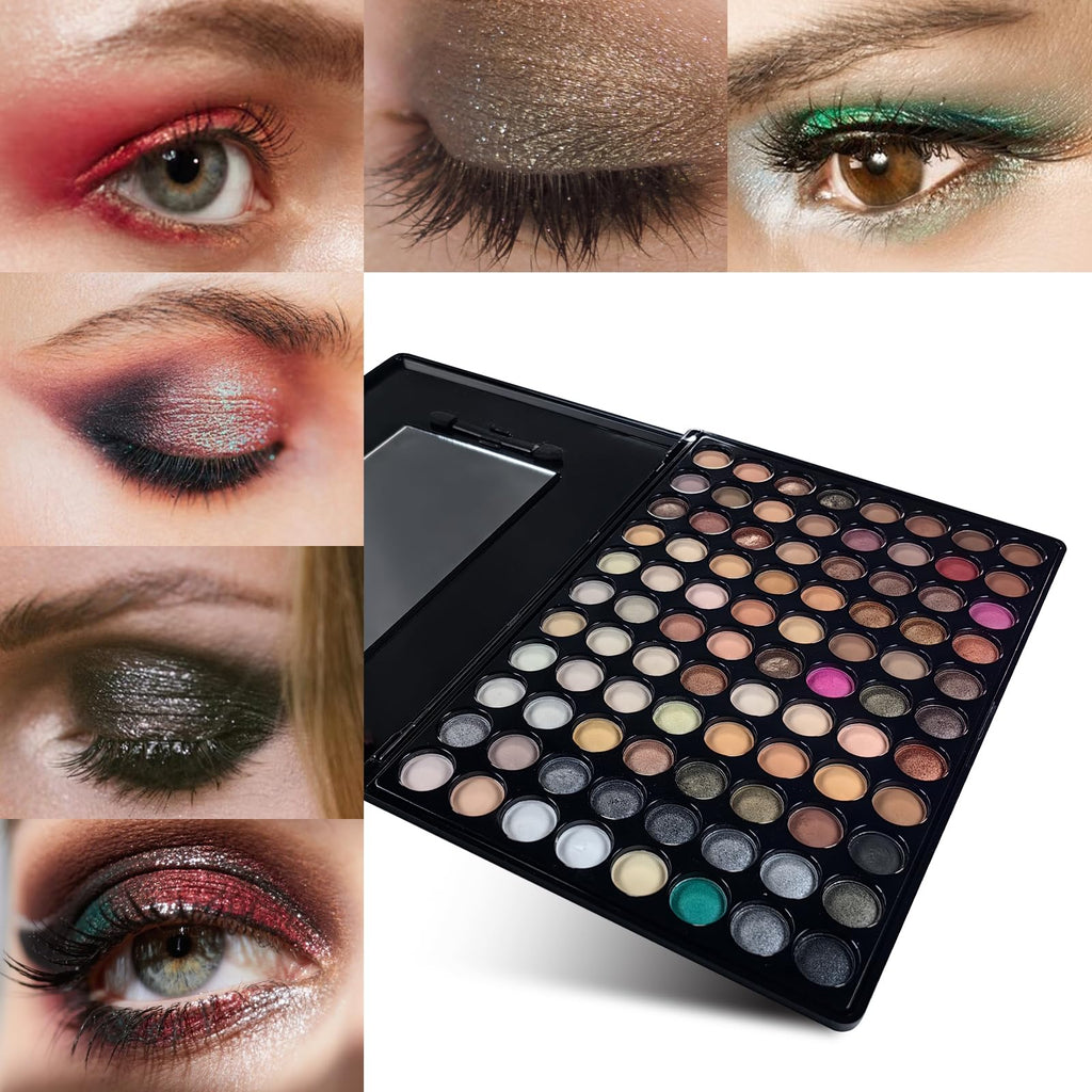 Pure Vie 88 Colors Highlight Eyeshadow Palette – Waterproof, Long-Wear & Vibrant Gift Set