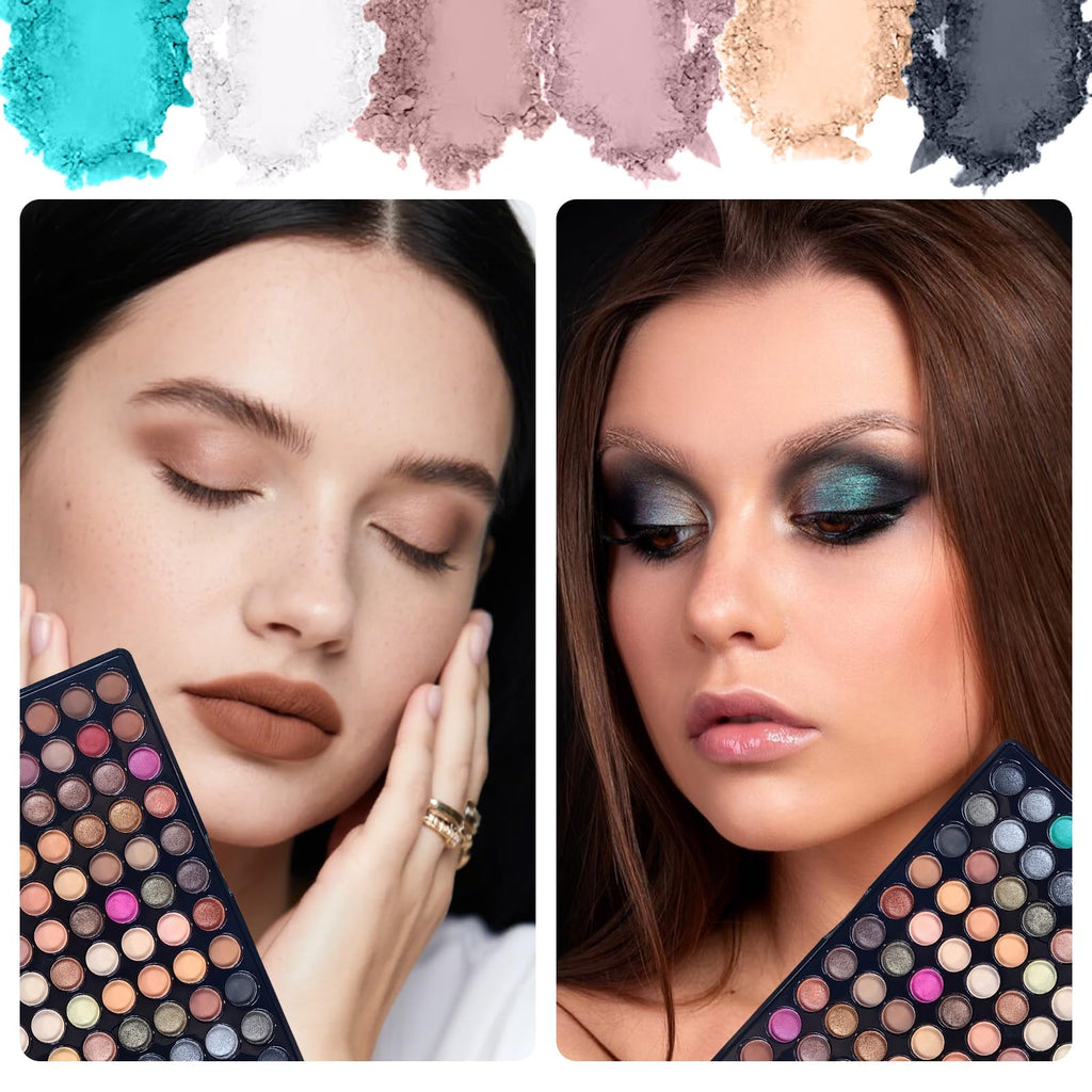 Pure Vie 88 Colors Highlight Eyeshadow Palette – Waterproof, Long-Wear & Vibrant Gift Set