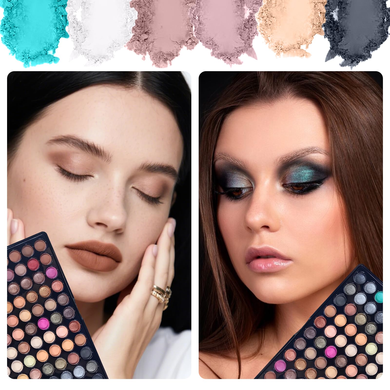Pure Vie 88 Colors Highlight Eyeshadow Palette – Waterproof, Long-Wear & Vibrant Gift Set