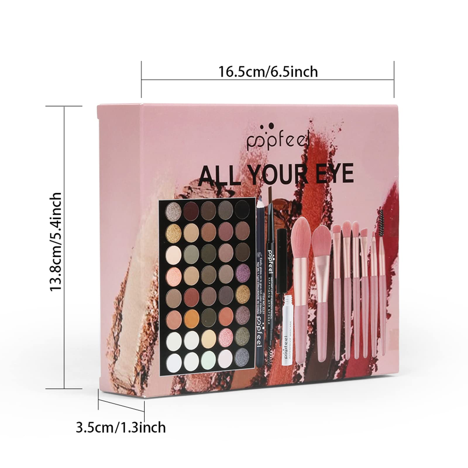 Pure Vie All-in-One Holiday Gift Makeup Set — Complete Cosmetic Kit for Women