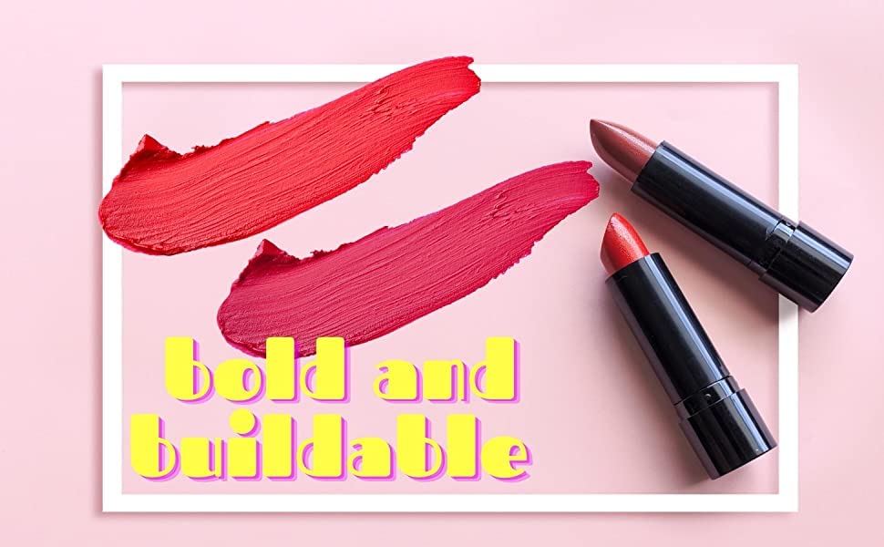 Pure Ziva Mauvelous Dark Rose Pink Lipstick – Matte, Creamy Pearl Finish, Paraben Free & Cruelty Free