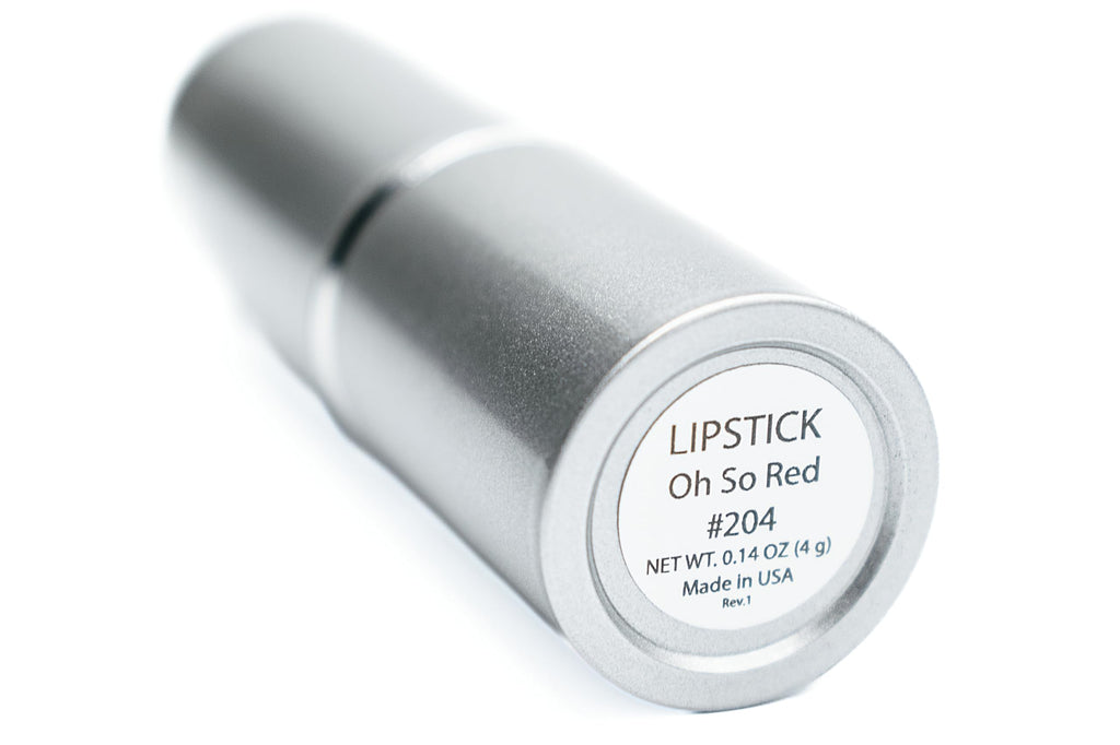 Pure Ziva Oh So Red Lipstick - Marylin Monroe Red, Creamy Moisturizing, Paraben-Free, Cruelty-Free | Made in USA