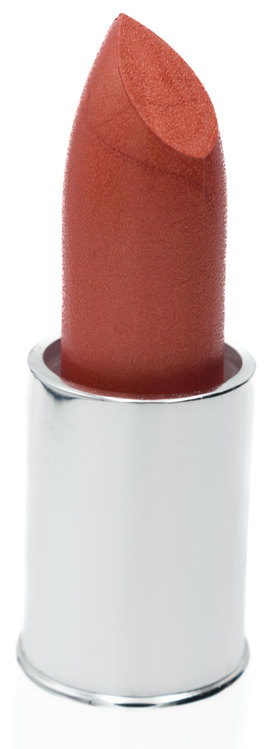 Pure Ziva Orange Sunset Lipstick – Shimmering Red-Orange Metallic Frost, Moisturizing & Cruelty-Free