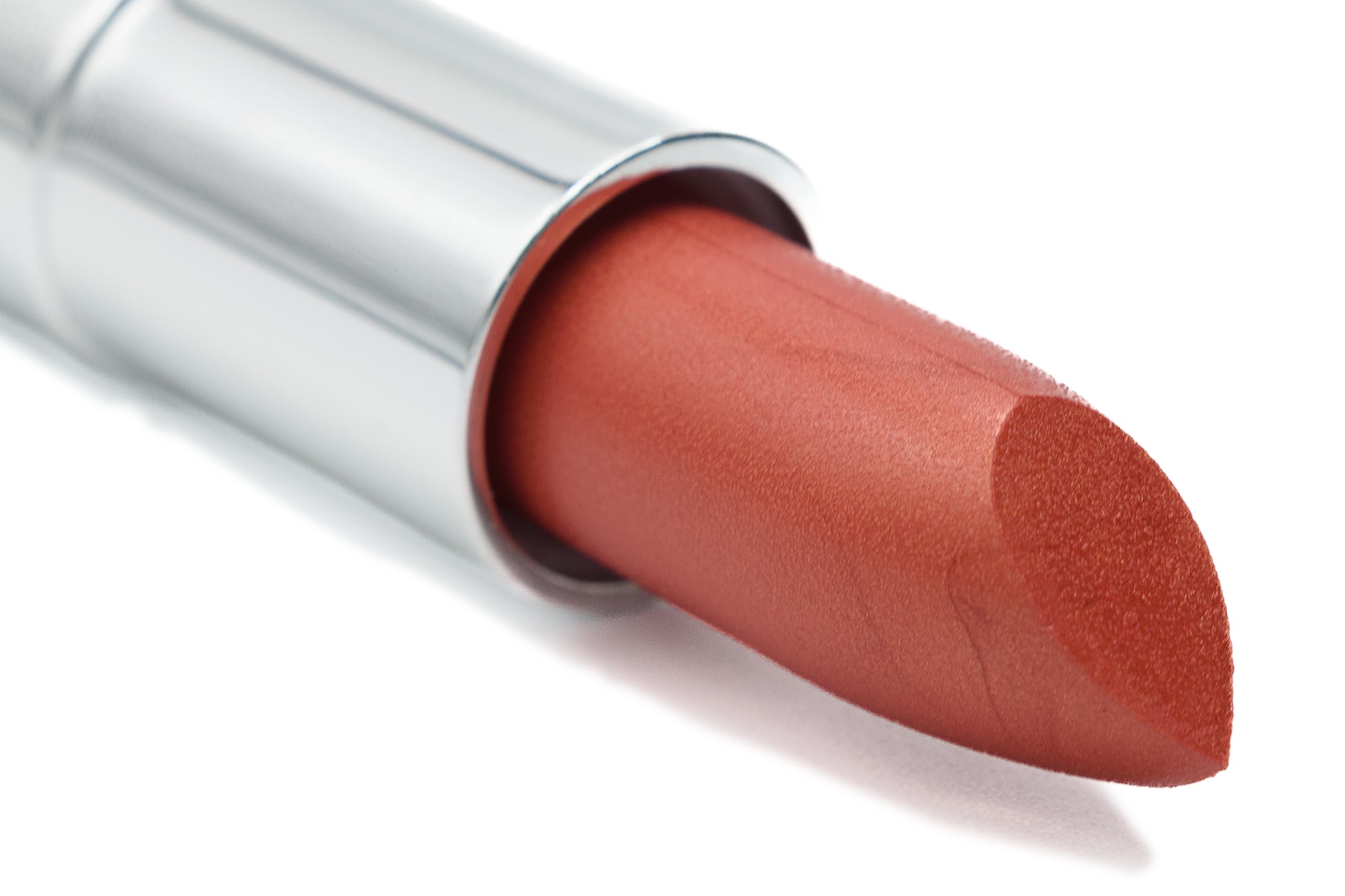 Pure Ziva Orange Sunset Lipstick – Shimmering Red-Orange Metallic Frost, Moisturizing & Cruelty-Free