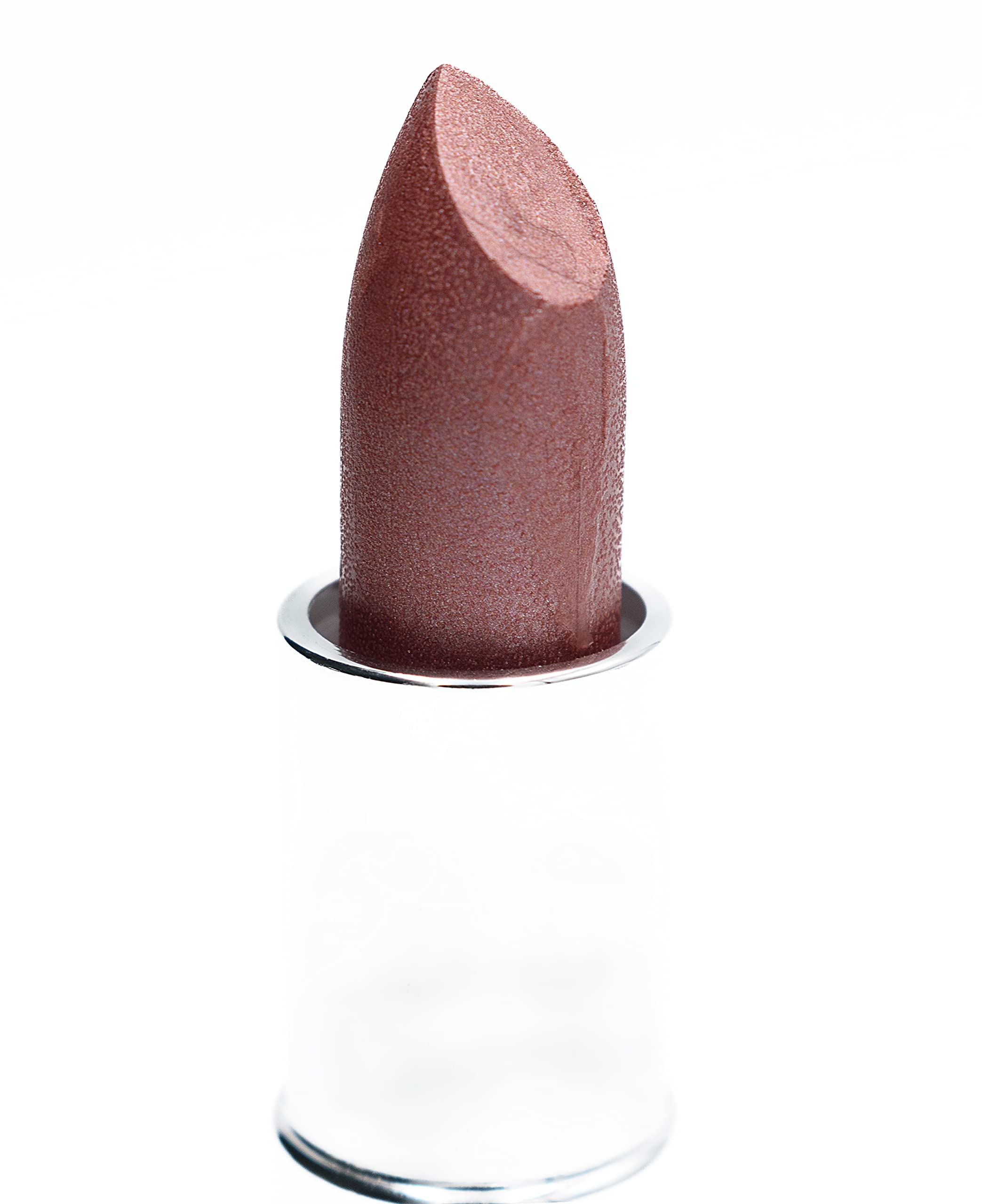 Pure Ziva Spicy Rum Nude Burgundy Lipstick – Creamy Pearl Finish, Paraben Free, Cruelty Free