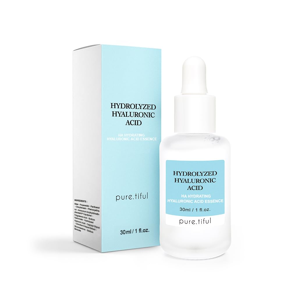 pure.tiful Hydrolyzed Hyaluronic Acid Serum (30ml) – Triple HA Complex for All Ages
