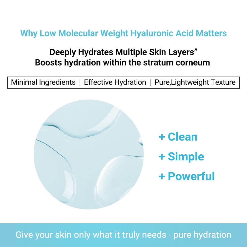pure.tiful Hydrolyzed Hyaluronic Acid Serum (30ml) – Triple HA Complex for All Ages