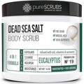 pureSCRUBS Eucalyptus Body Scrub Set – 16oz with Bonus Accessories