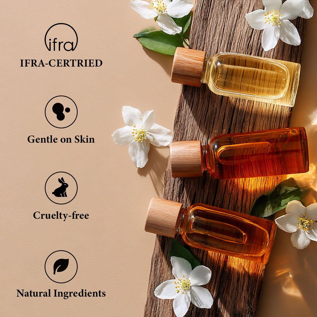 PUREU Pheromones Perfume for Women – Santal Luxe Roll-On, 0.34 fl oz / 10 ml, Made in USA
