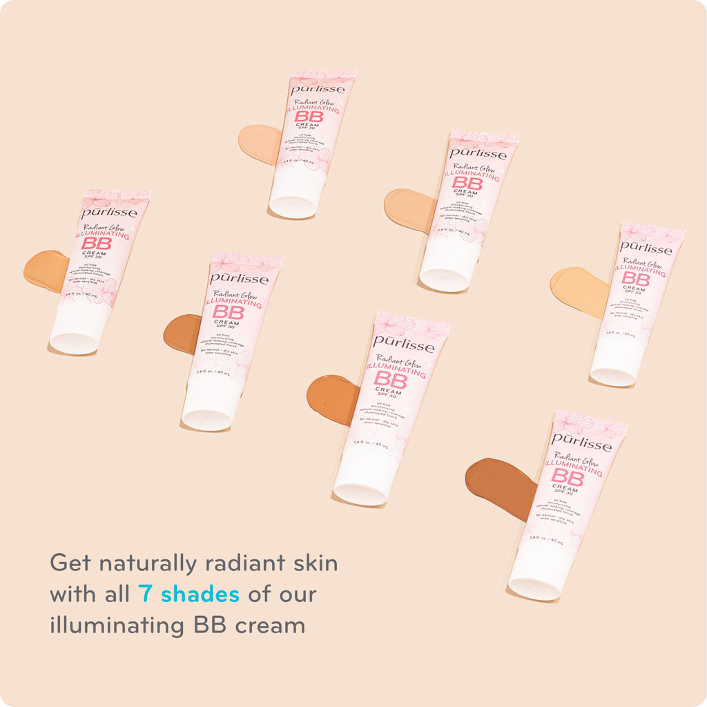 Pūrlisse Radiant Glow BB Cream SPF 30 – Dewy Finish with Goji & Hawthorn Berry