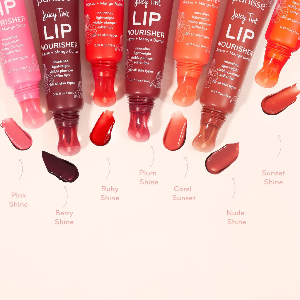 purlisse Juicy Tint Moisturizing Lip Balm – Berry Shine, Hydrating Tint (0.38 oz)