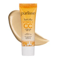 purlisse Youth Glow Vitamin C CC Cream with SPF 50 – Sea Buckthorn, Hyaluronic Acid & Vitamin C | Light Medium (1.4 oz) | Paraben-Free