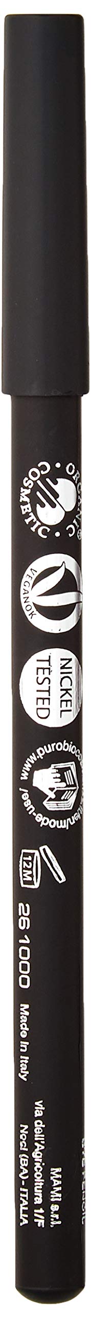 PuroBIO Certified Organic Long Lasting Extra Black Eyeliner – Vegan, Cruelty-Free, Nickel Tested