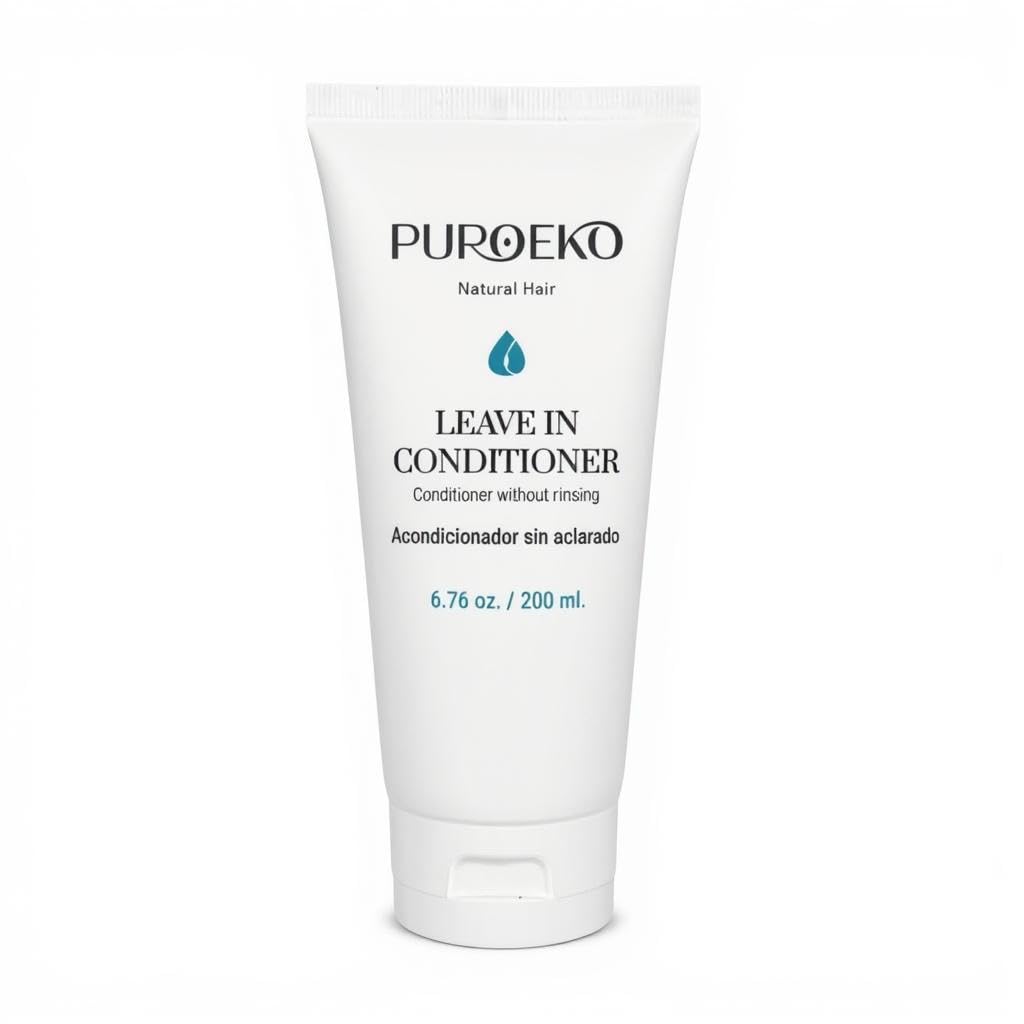 PUROEKO Hydrating & Protective Leave-In Conditioner | Detangles, Heat Protection, Lightweight Formula