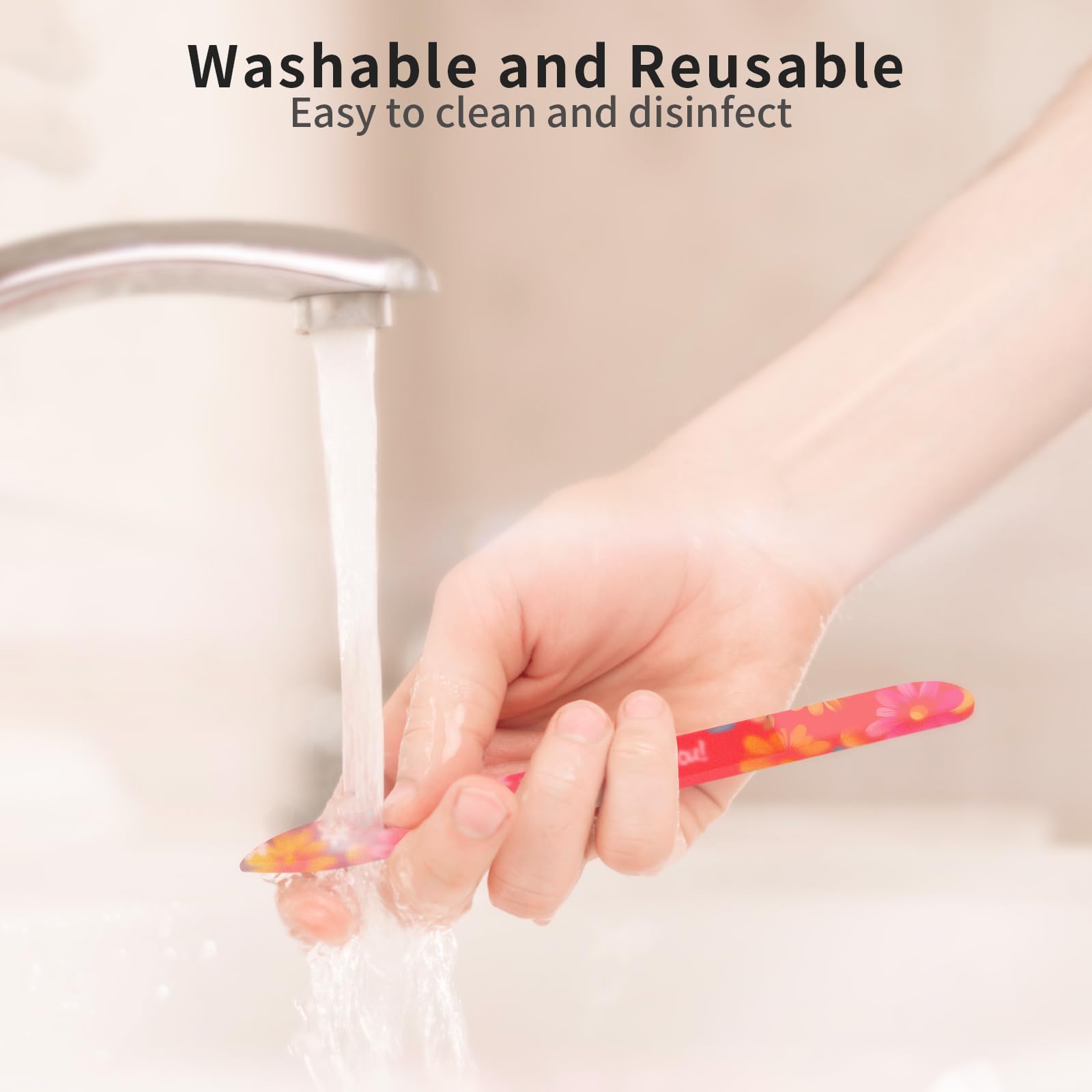 PYD Life 12 Pack Sublimation Glass Nail File Blanks – Durable, Washable & Customizable