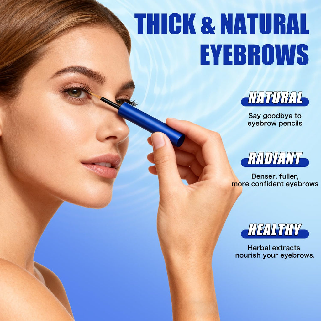 QIC W3W Eyelash Growth Serum — Advanced Formula for Longer, Fuller Lashes (3 ml, Blue)