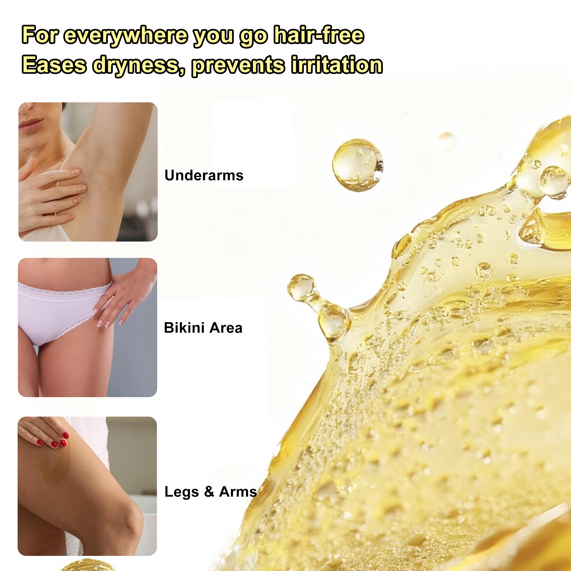 QINJAX After Shave Oil – Sweet Vanilla Ice Cream Scent for Women (100 ml)