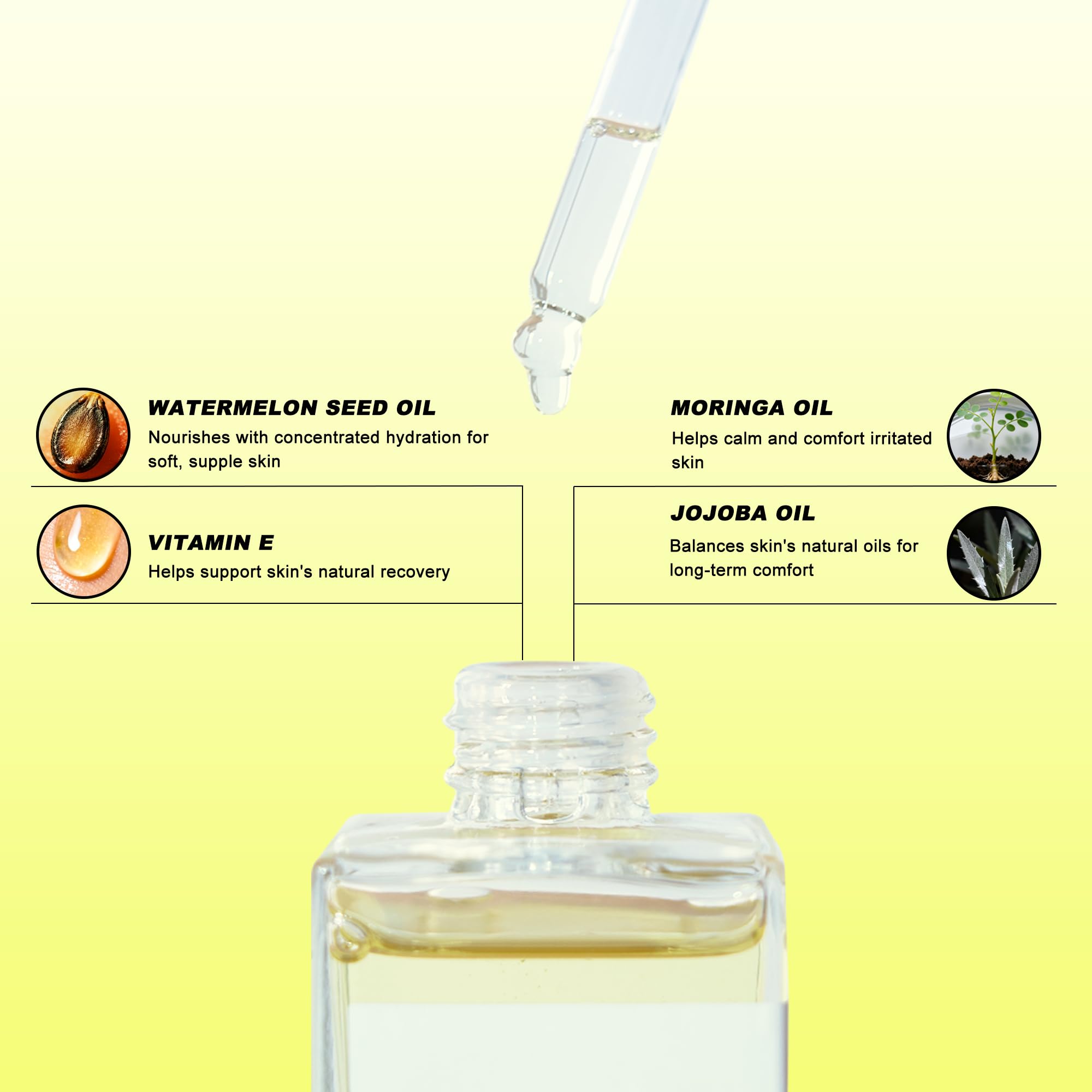 QINJAX After Shave Oil – Sweet Vanilla Ice Cream Scent for Women (100 ml)