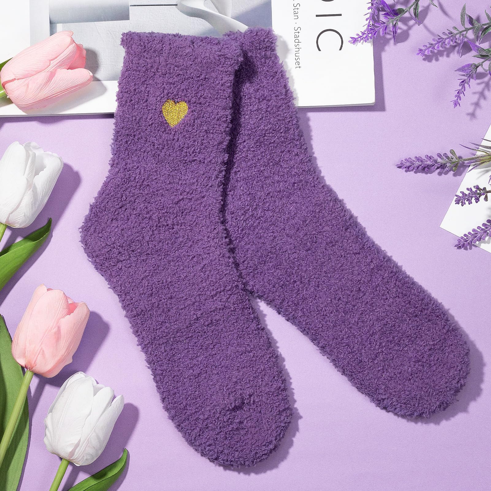 Qinline Birthday Gifts for Women: Lavender Spa Gift Basket + 40oz Tumbler
