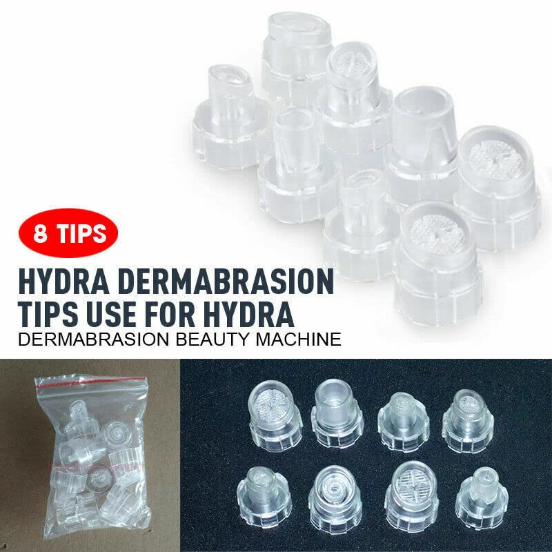 QiQiBaby Hydro Dermabrasion Attachment — Deep Cleansing Spa Face Tools (8 Tips)